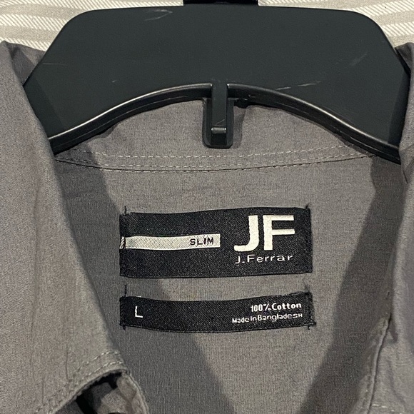 Men’s Dark Grey Button Up - Picture 2 of 3